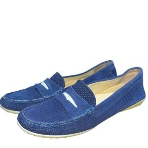 VANELI Blue suede‎ loafers women’s Size 8.5